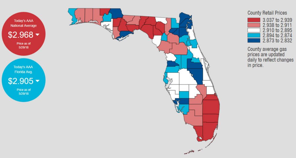 Gas Prices Expected to Drop in Florida - The GreatFlorida Insurance Blog