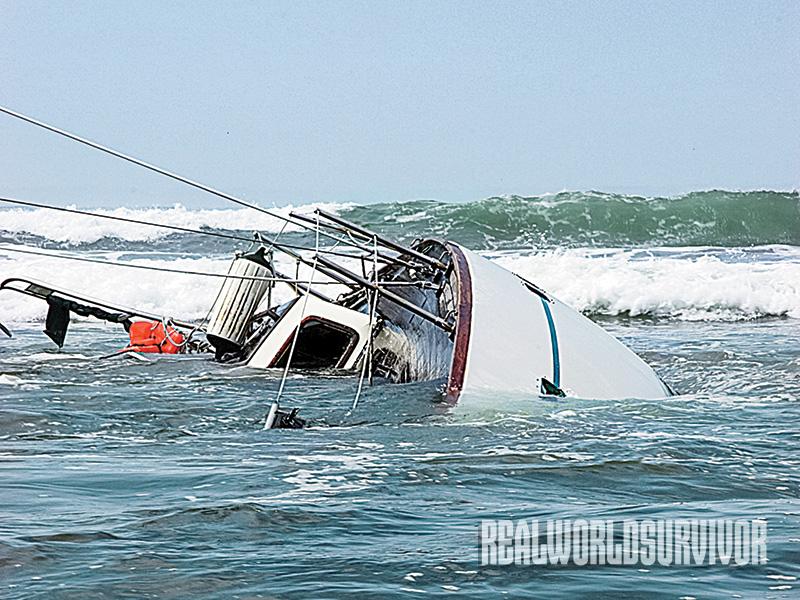 Capsized Rowing Boat Surviving a Capsized Boat - The GreatFlorida Insurance Blog