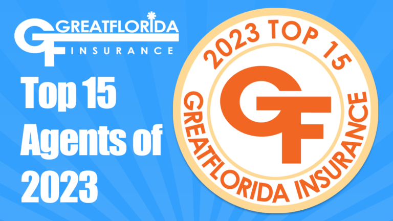 GreatFlorida Insurance Announces their Top 15 Agents for 2023
