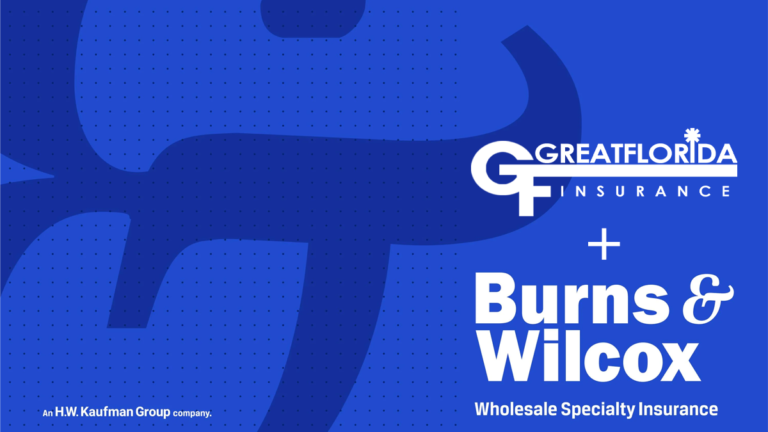 GreatFlorida Insurance announces Burns & Wilcox as our newest insurance partner