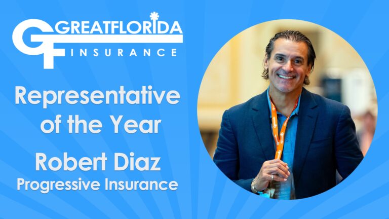 GreatFlorida Insurance Names Robert Diaz as the 2024 Representative of the Year!