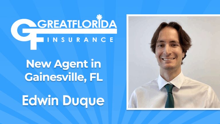 GreatFlorida Insurance Welcomes New Gainesville Franchisee, Edwin Duque