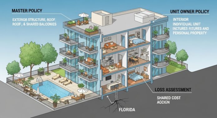 Insurance policies for condominium ownership