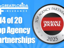 GreatFlorida Insurance top agency partnership