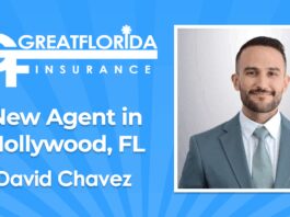 GreatFlorida Insurance Welcomes Newest Franchisee, David Chavez, Opening in Hollywood, Florida