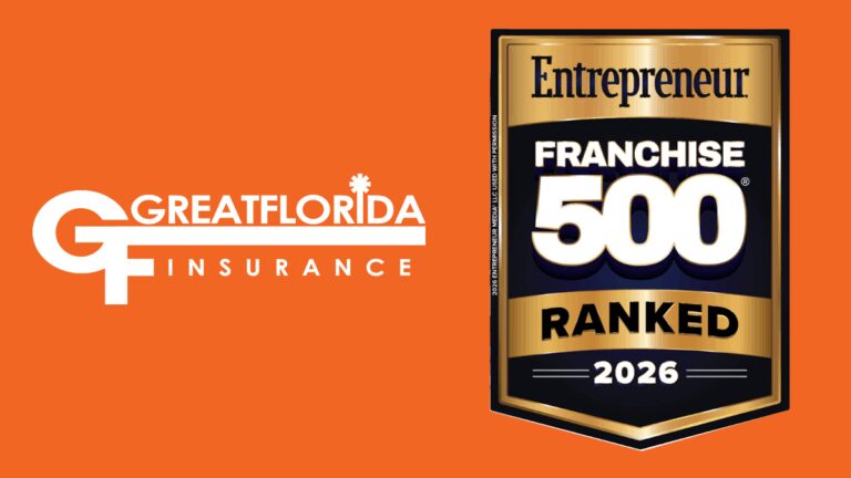 GreatFlorida Insurance Climbs the Ranks on the Entrepreneur Franchise 500® List for the Second Consecutive Year