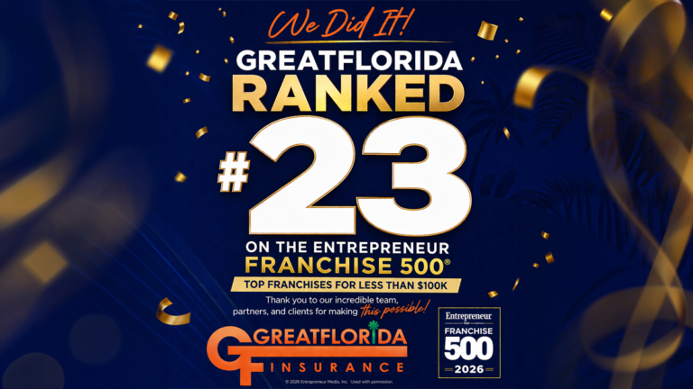 GreatFlorida Insurance Ranked #23 on Entrepreneur’s 2026 Top Franchises Under $100K List