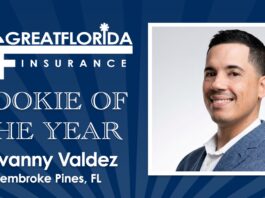 GreatFlorida Insurance Names Jovanny Valdes of Pembroke Pines 2026 Rookie of the Year