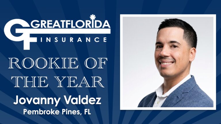 GreatFlorida Insurance Names Jovanny Valdes of Pembroke Pines 2026 Rookie of the Year