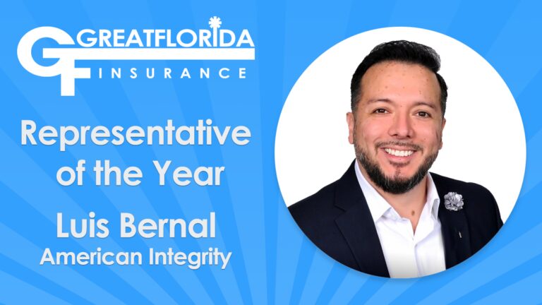 GreatFlorida Insurance Names Luis Bernal 2026 Representative of the Year